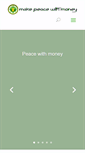 Mobile Screenshot of makepeacewithmoney.com